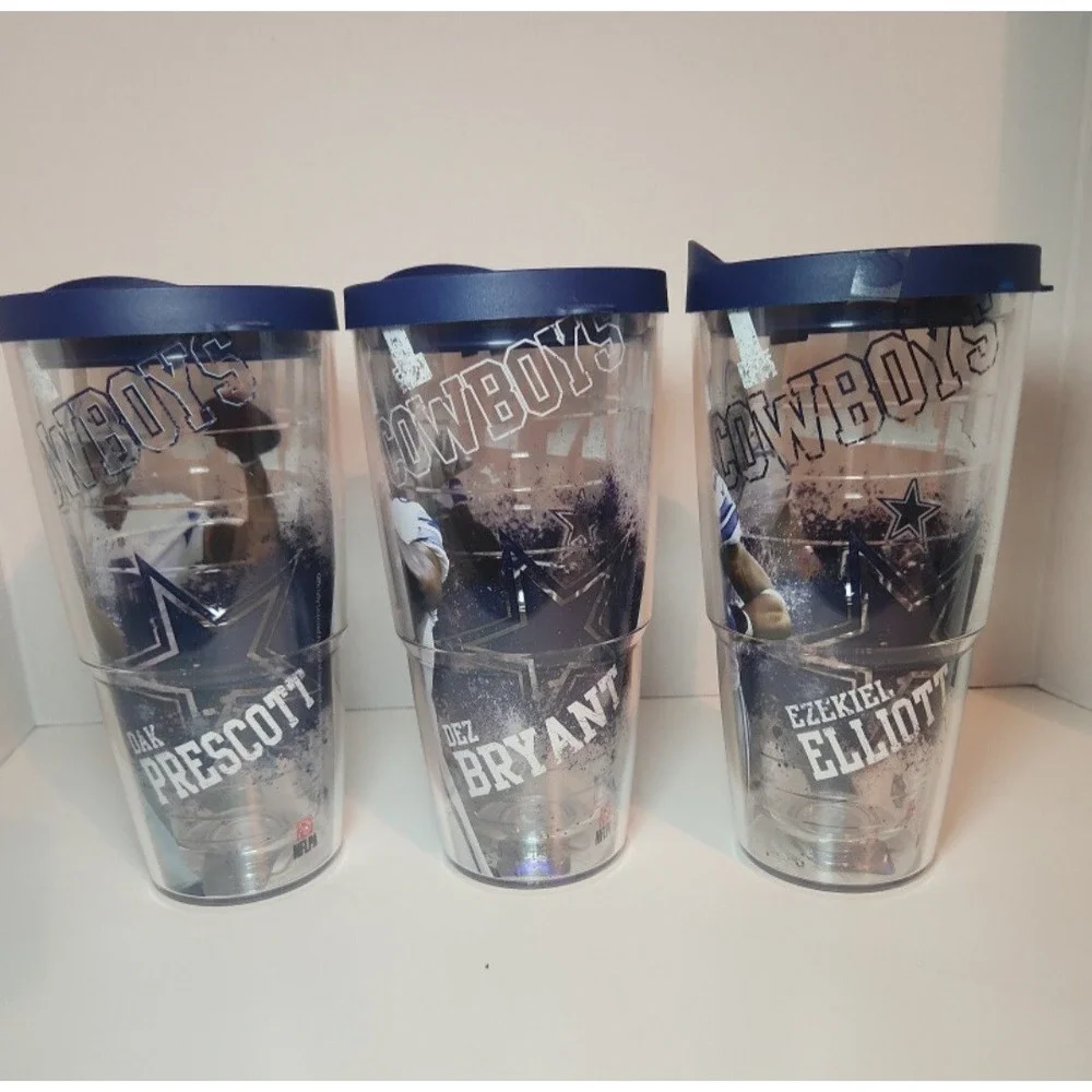 Dallas Cowboys Tervis 24 oz Tumblers-New/Hard To Find!